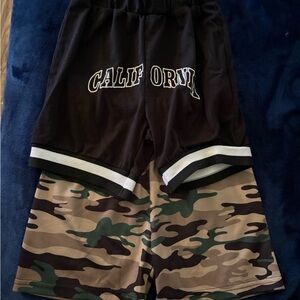 California Kids Camouflage Shorts
